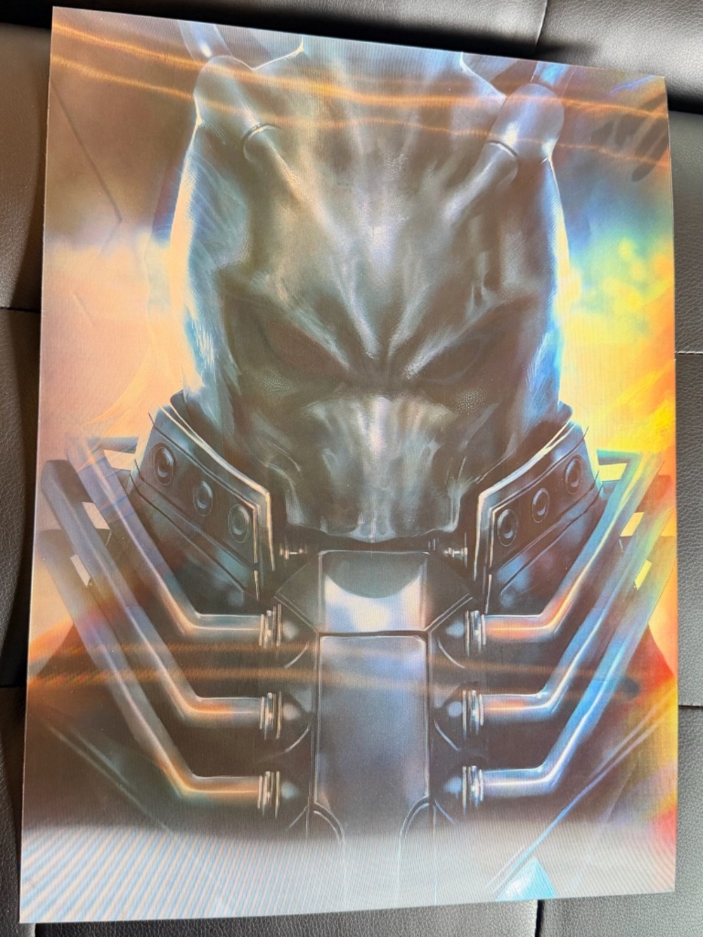 My Hero Academia 3D Holographic Poster - All Might vs All For One - MHA Flip Art